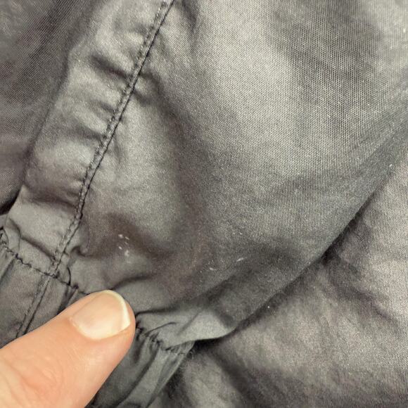 Vintage Nike Windbreaker Jacket Boys Large Black Half Zip Pullover Anorak Mesh - Picture 6 of 10